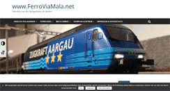 Desktop Screenshot of ferroviamala.net